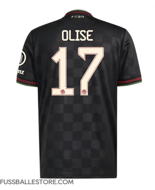 Günstige Bayern Munich Michael Olise #17 3rd trikot 2025-26 Kurzarm Günstige Bayern Munich Michael Olise #17 3rd trikot 2025-26 Kurzarm